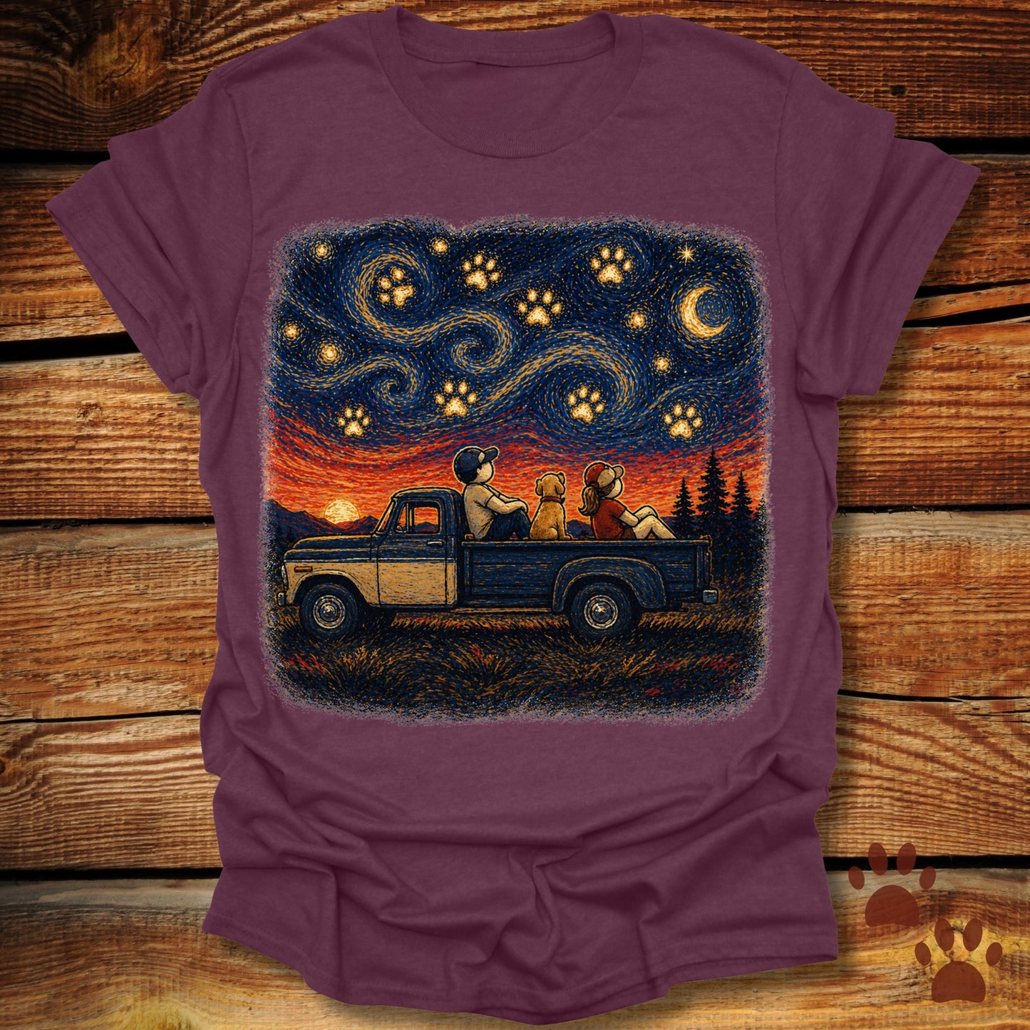 Backroads & Starry Nights T-Shirt