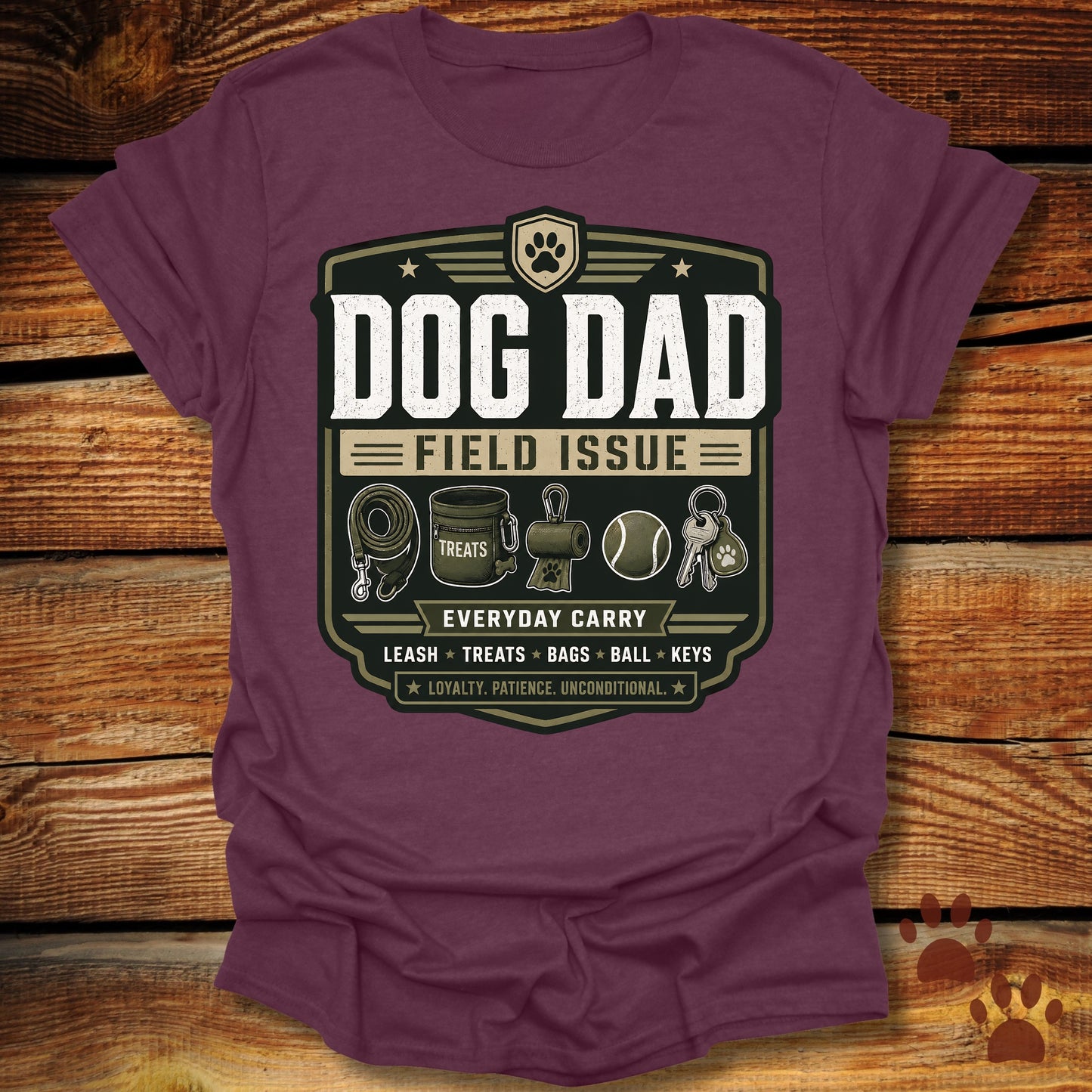 Dog Dad Field Issue T-Shirt