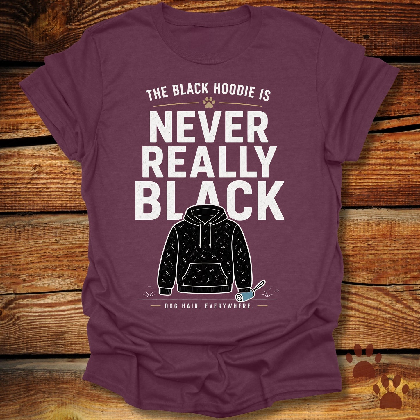 The Black Hoodie T-Shirt