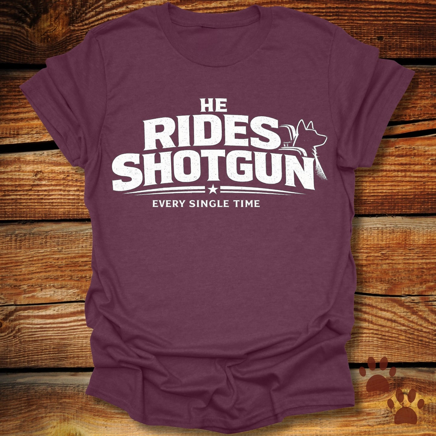 Rides Shotgun T-Shirt