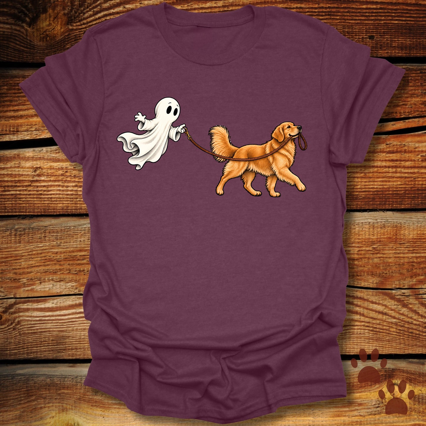 Ghost Walking the Golden T-Shirt