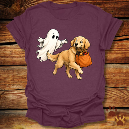 Trick-or-Treat Golden Retriever T-Shirt