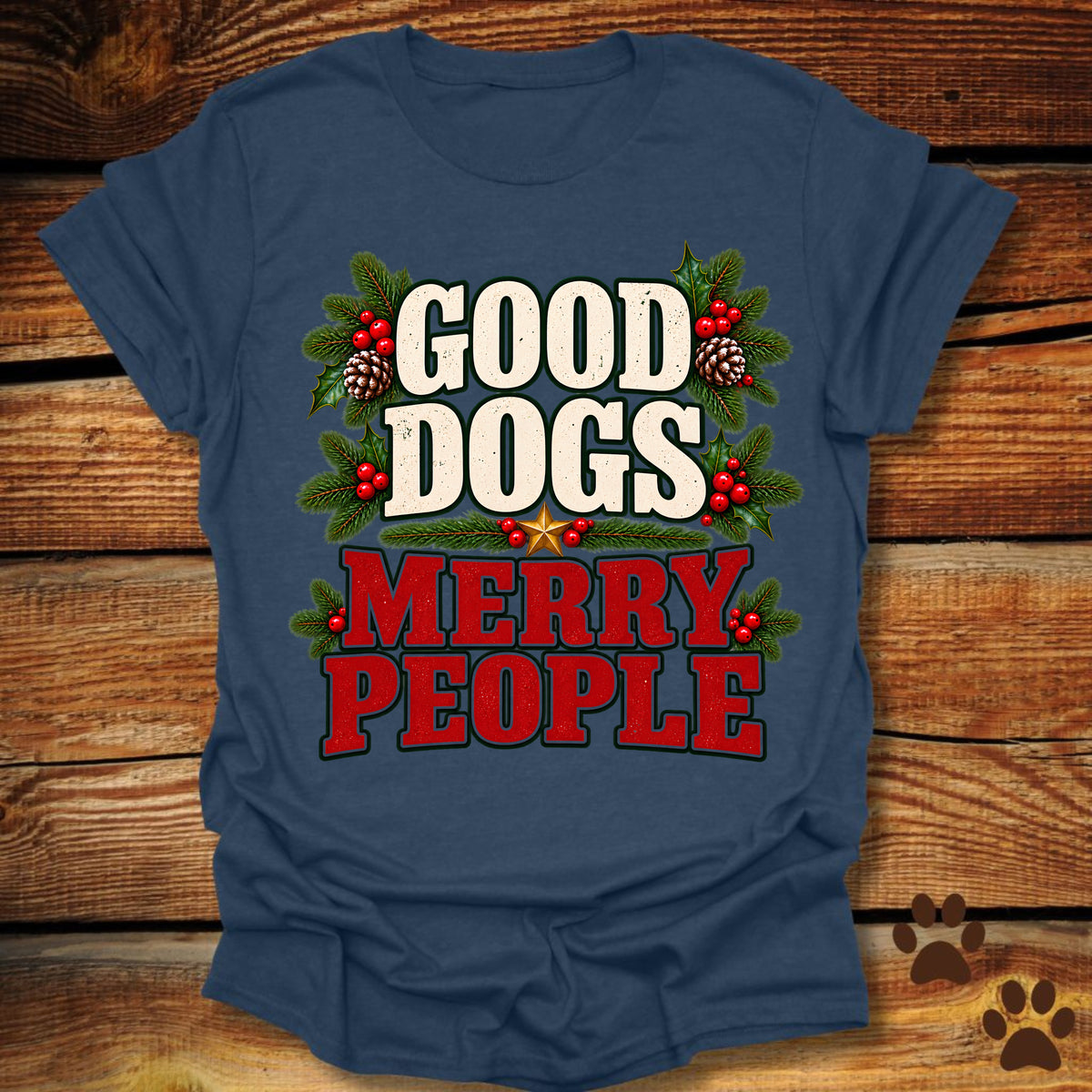 Good Dogs Merry People T-Shirt