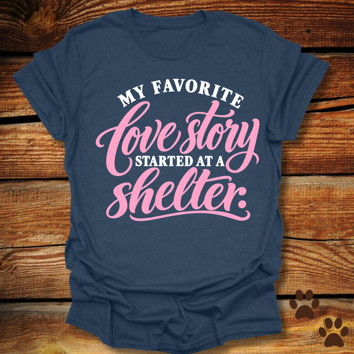 My Favorite Love Story - Rescue Dog T-Shirt
