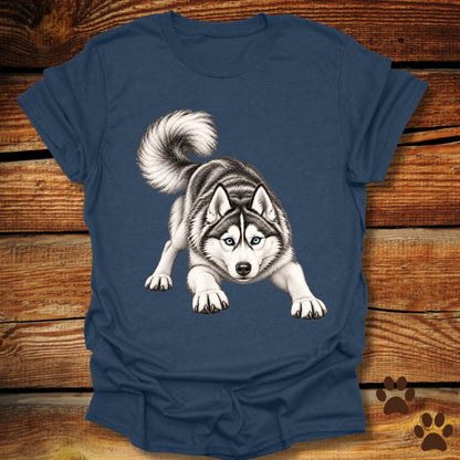 Siberian Husky Ready for Mischief T-Shirt