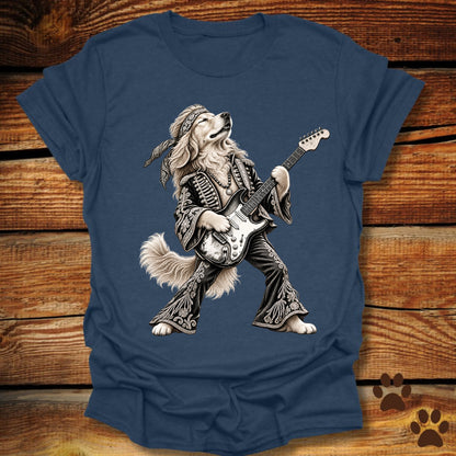 Golden Retriever Rock Star T-Shirt