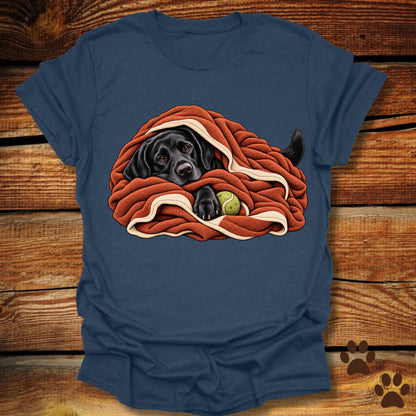 Labrador Retriever Blanket Burrito T-Shirt