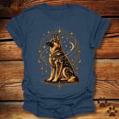 Mystic German Shepherd Celestial T-Shirt