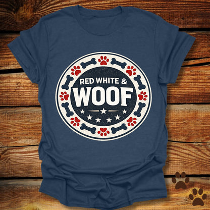 Red White and Woof T-Shirt
