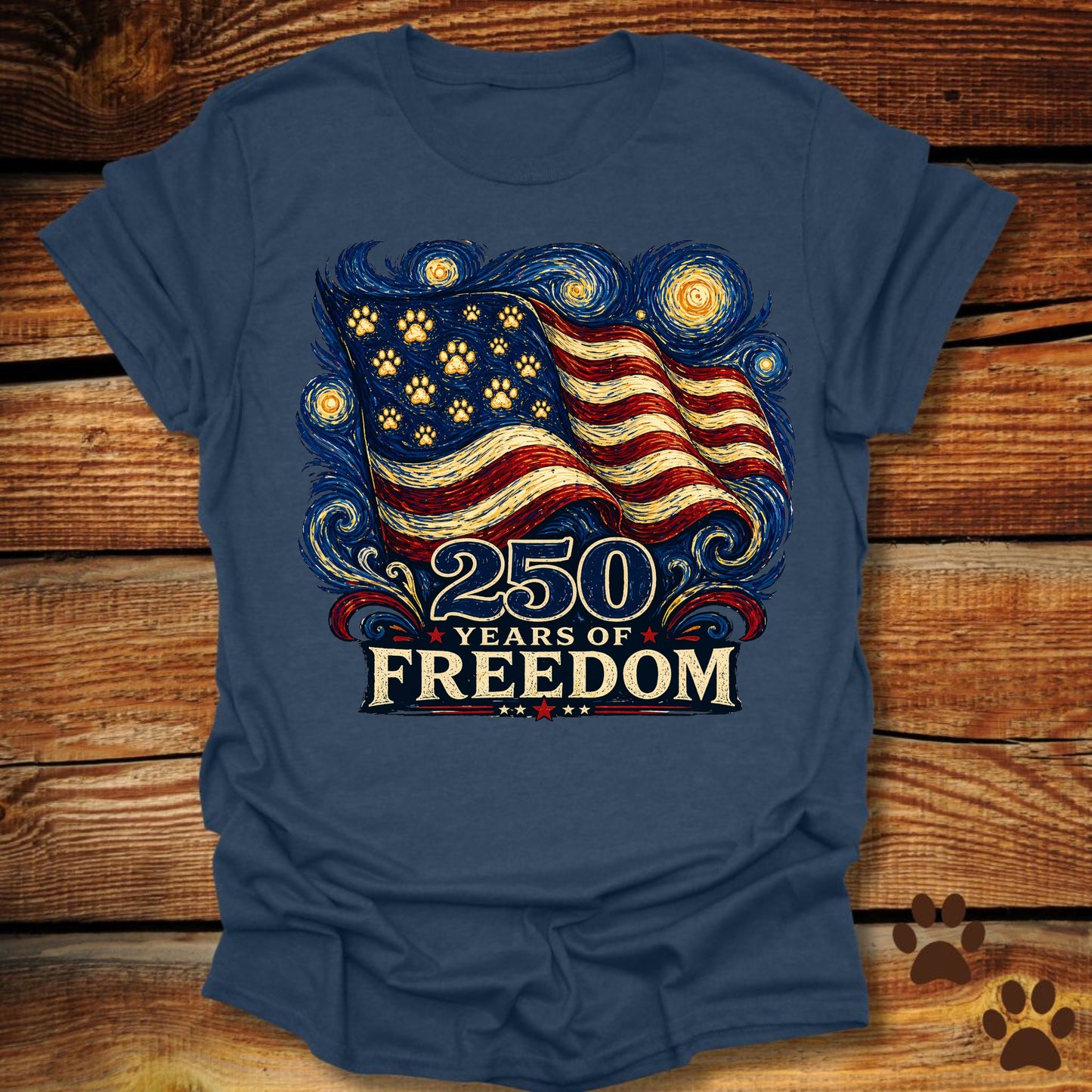 Starry Night 250 Years T-Shirt