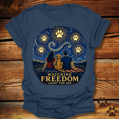 Freedom Lights The Sky T-Shirt