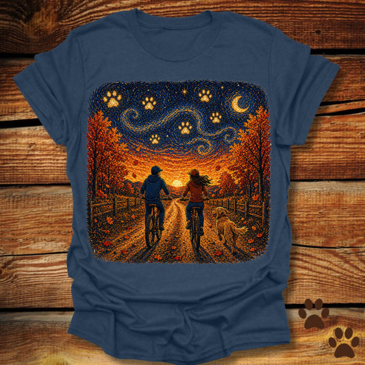 Starry Night Bike Ride T-Shirt