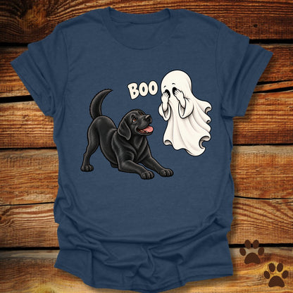 Ghost BOO Black Labrador T-Shirt