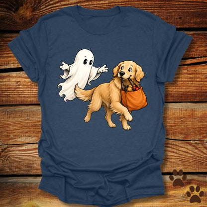 Trick-or-Treat Golden Retriever T-Shirt