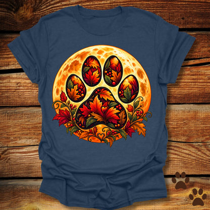 Autumn Paw Harvest Moon T-Shirt