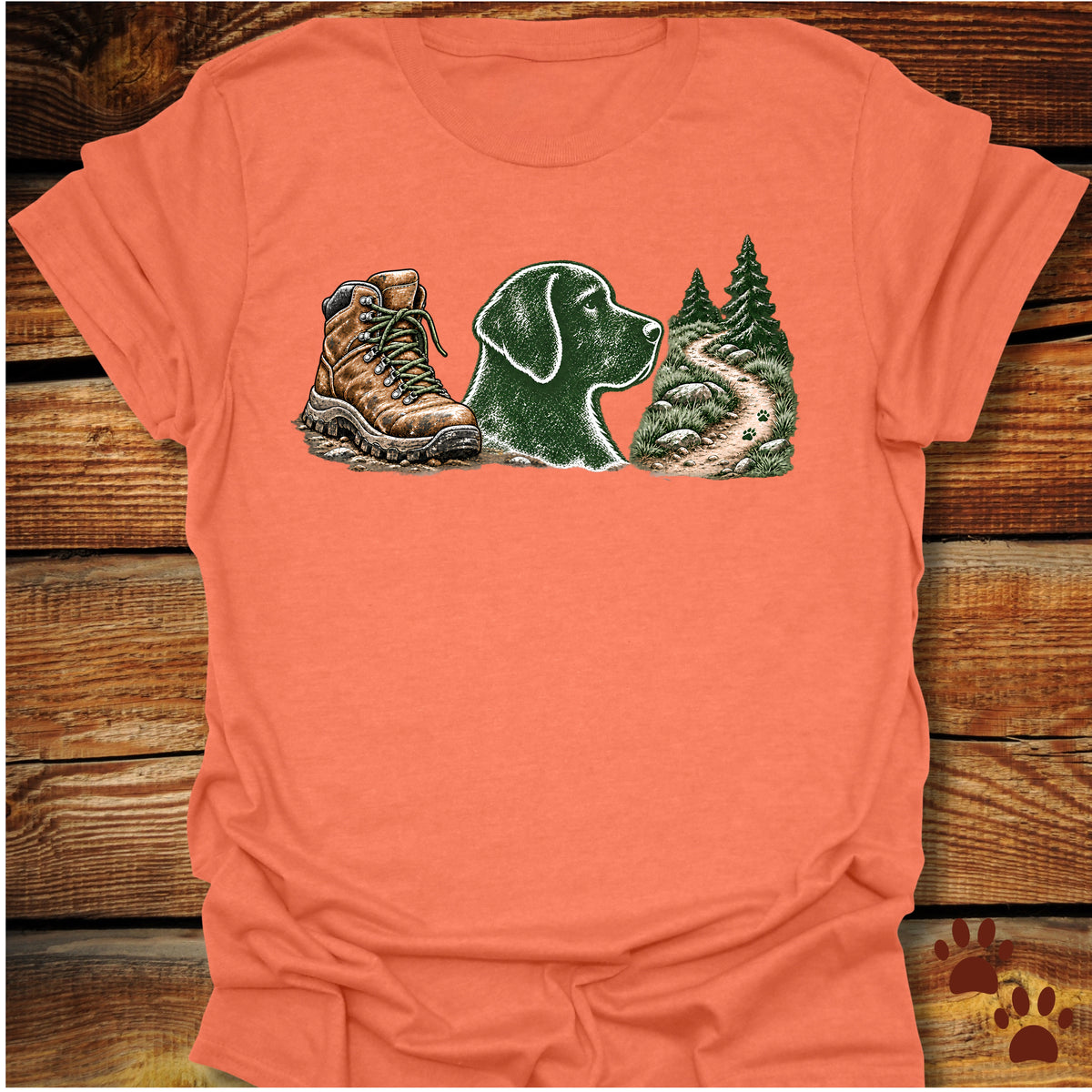 Labrador Retriever Hiking Buddy T-Shirt