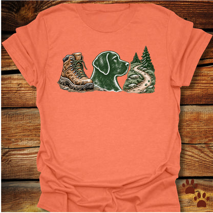 Labrador Retriever Hiking Buddy T-Shirt