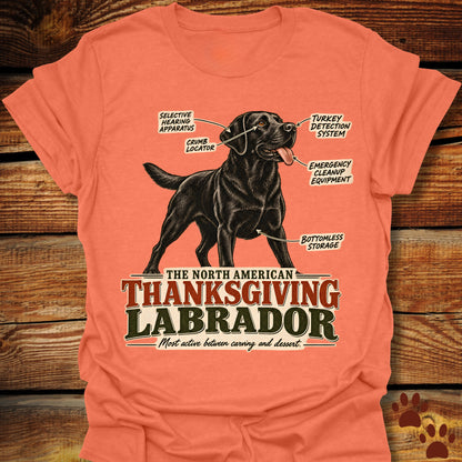North American Thanksgiving Labrador T-Shirt