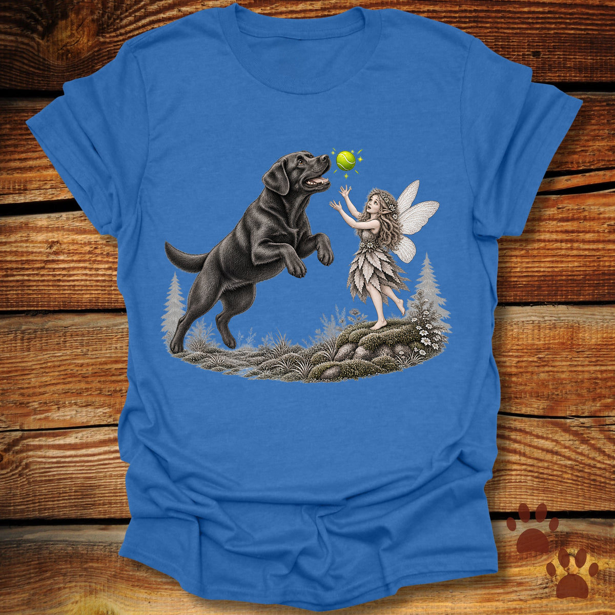 Labrador Retriever Whimsical Fairy T-Shirt