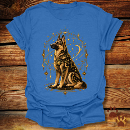 Mystic German Shepherd Celestial T-Shirt