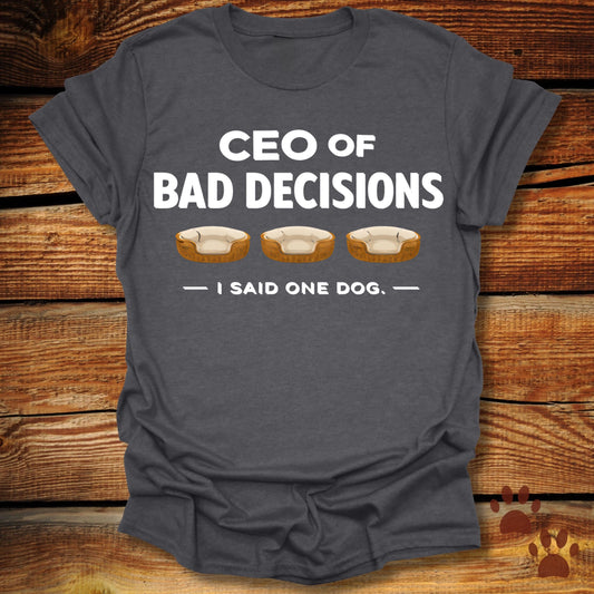 CEO of Bad Decisions T-Shirt
