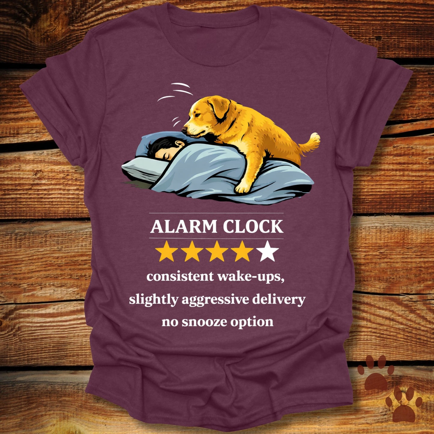 Dog Alarm Clock Review T-Shirt