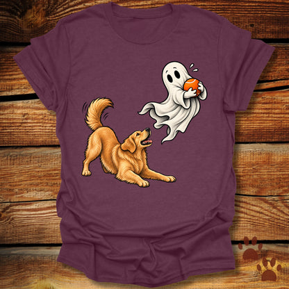Not Your Ball Ghost Golden Retriever T-Shirt
