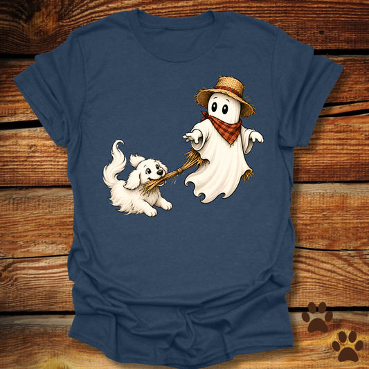 Scarecrow Ghost Dog T-Shirt