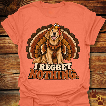 Golden Retriever I Regret Nothing T-Shirt