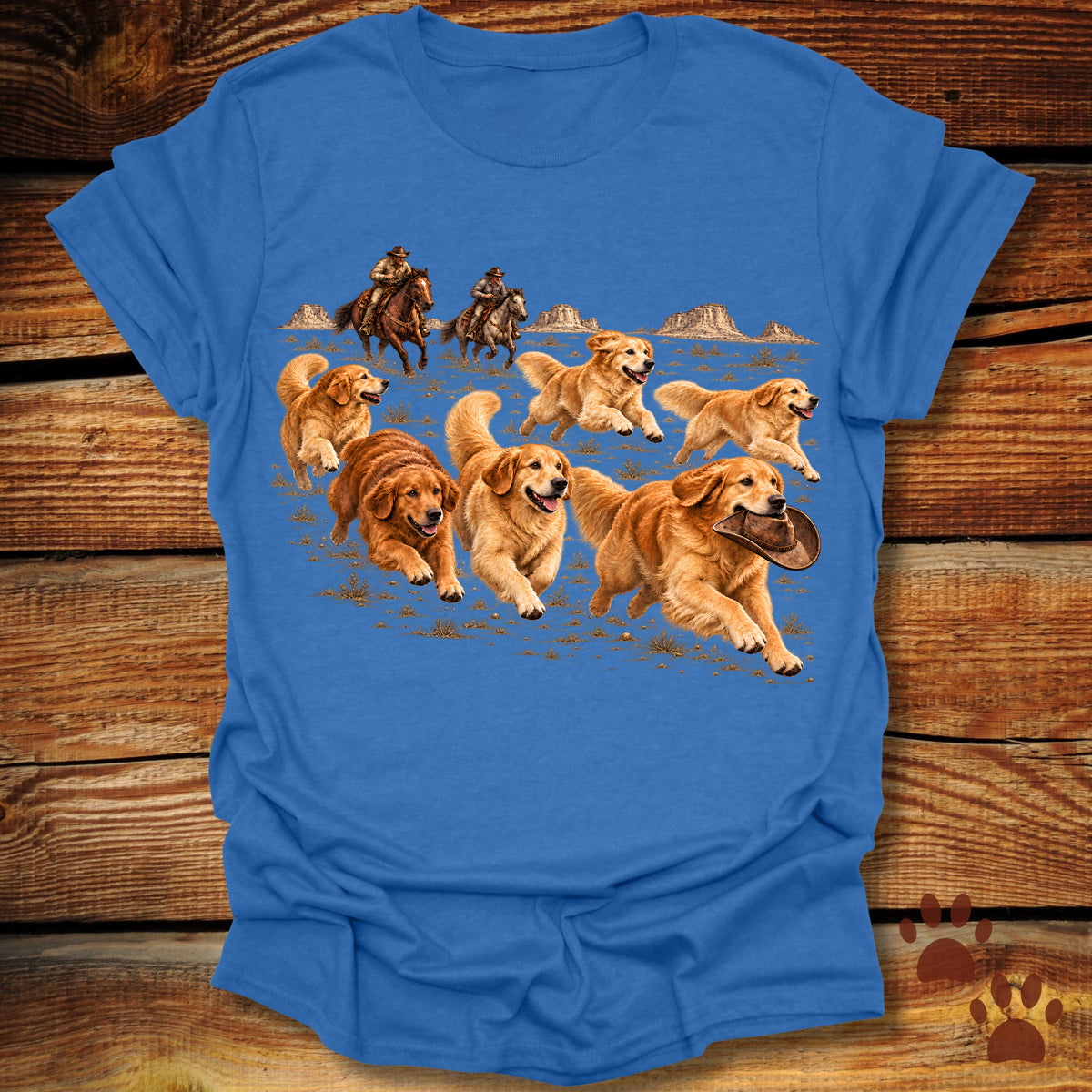 Golden Retriever Stampede T-Shirt