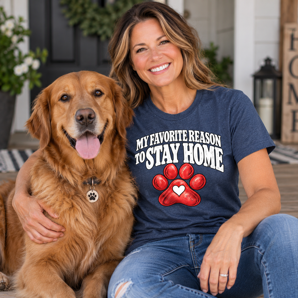 My Favorite Reason to Stay Home T-Shirt
