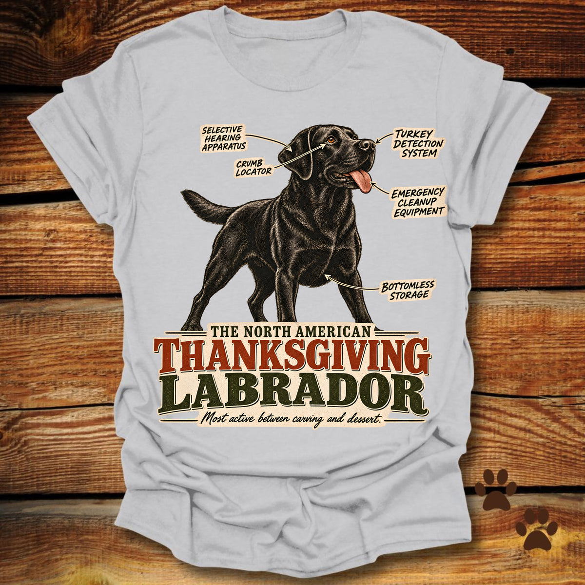 North American Thanksgiving Labrador T-Shirt