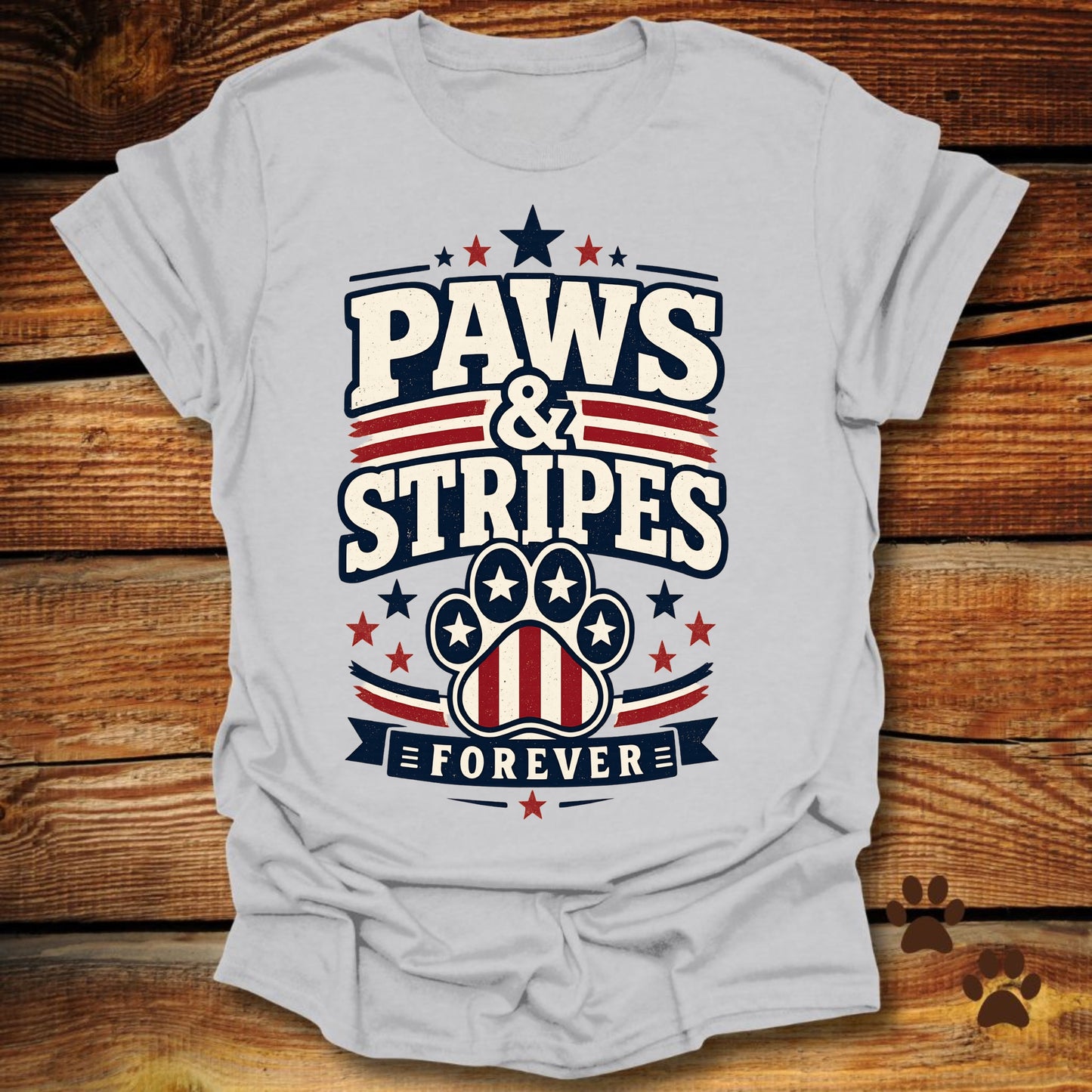 Paws and Stripes T-Shirt