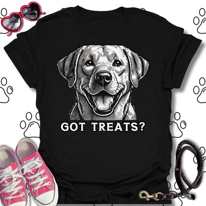 Got Treats? Funny Labrador Retriever T-Shirt