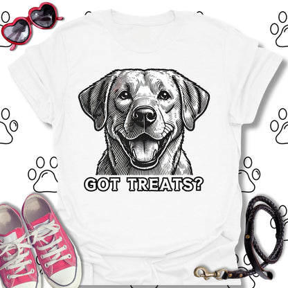 Got Treats? Funny Labrador Retriever T-Shirt