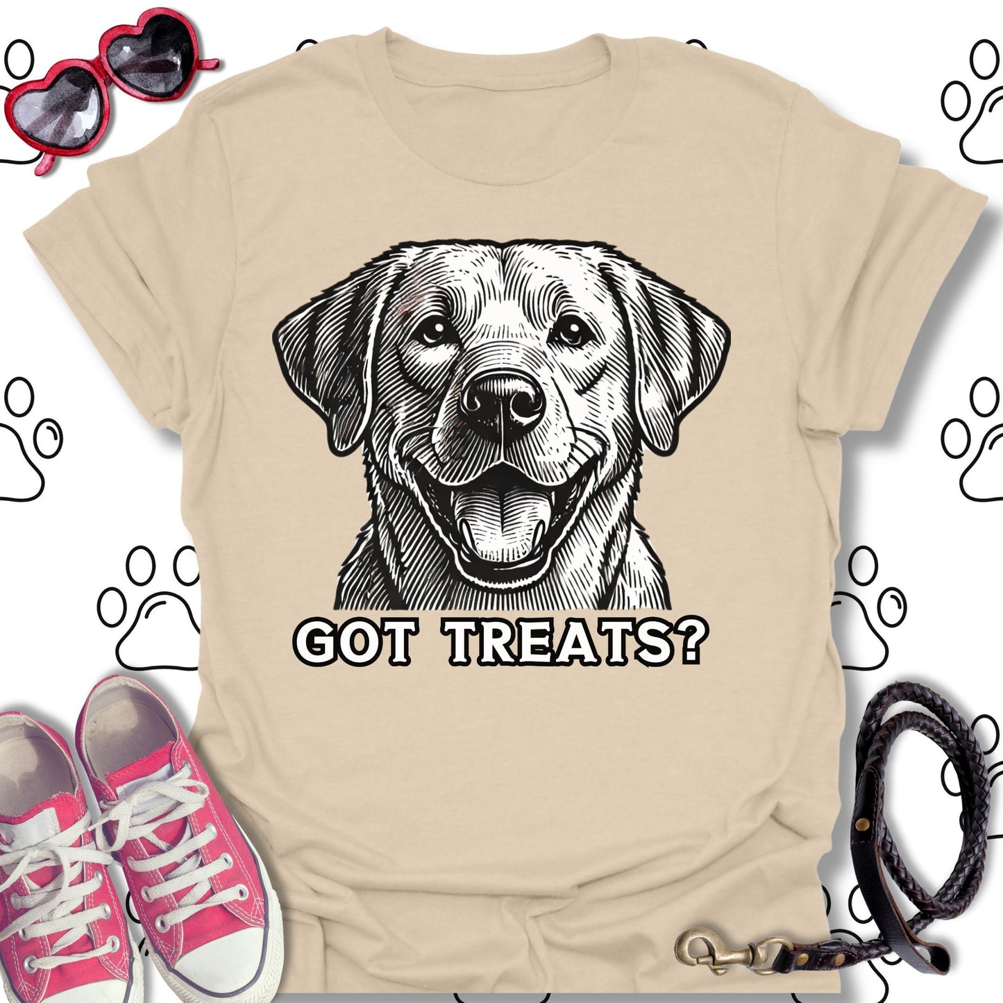 Got Treats? Funny Labrador Retriever T-Shirt