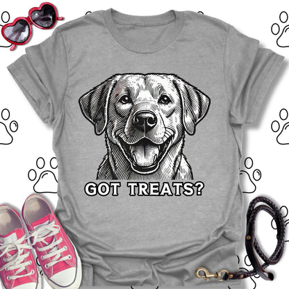 Got Treats? Funny Labrador Retriever T-Shirt