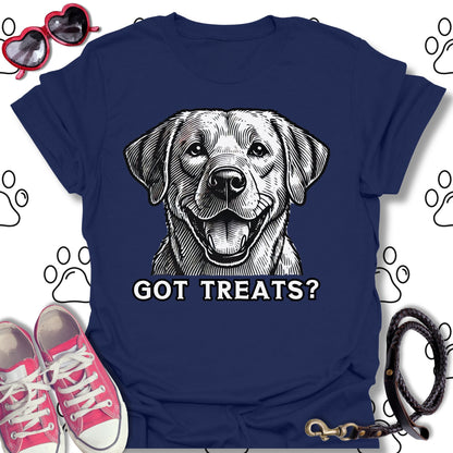 Got Treats? Funny Labrador Retriever T-Shirt