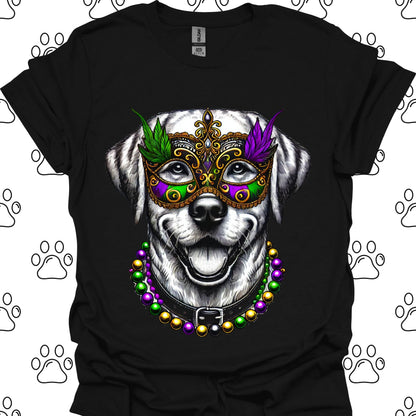 Labrador Mardi Gras Mask T-Shirt