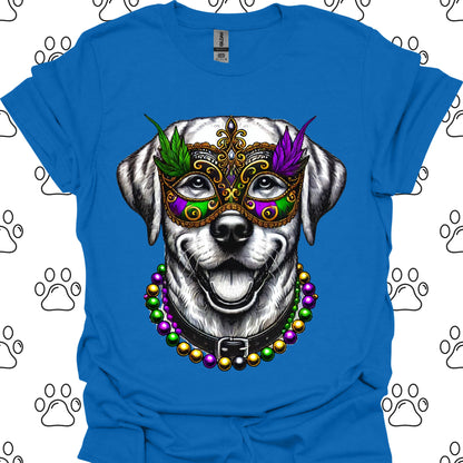 Labrador Mardi Gras Mask T-Shirt