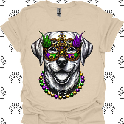 Labrador Mardi Gras Mask T-Shirt