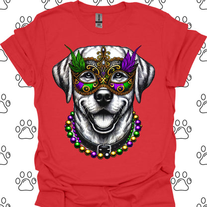 Labrador Mardi Gras Mask T-Shirt