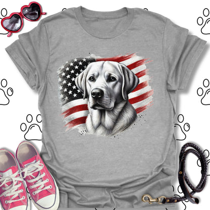 Labrador American Flag T-Shirt