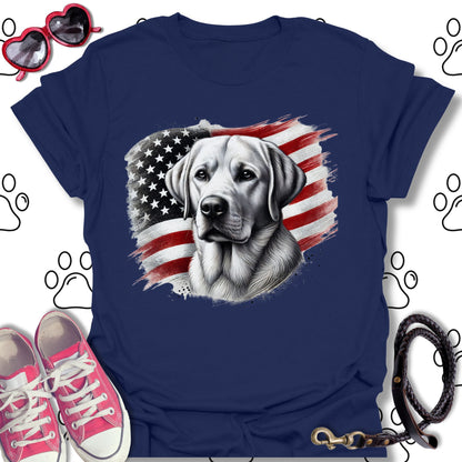 Labrador American Flag T-Shirt