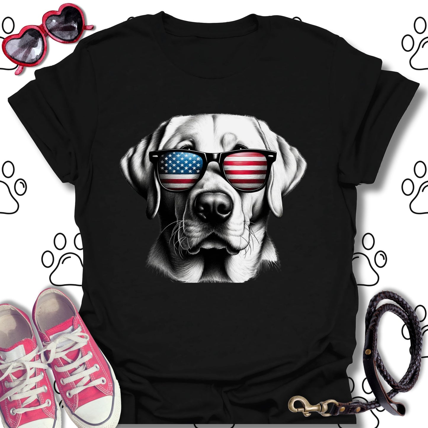 Labrador Retriever Fourth of July T-Shirt