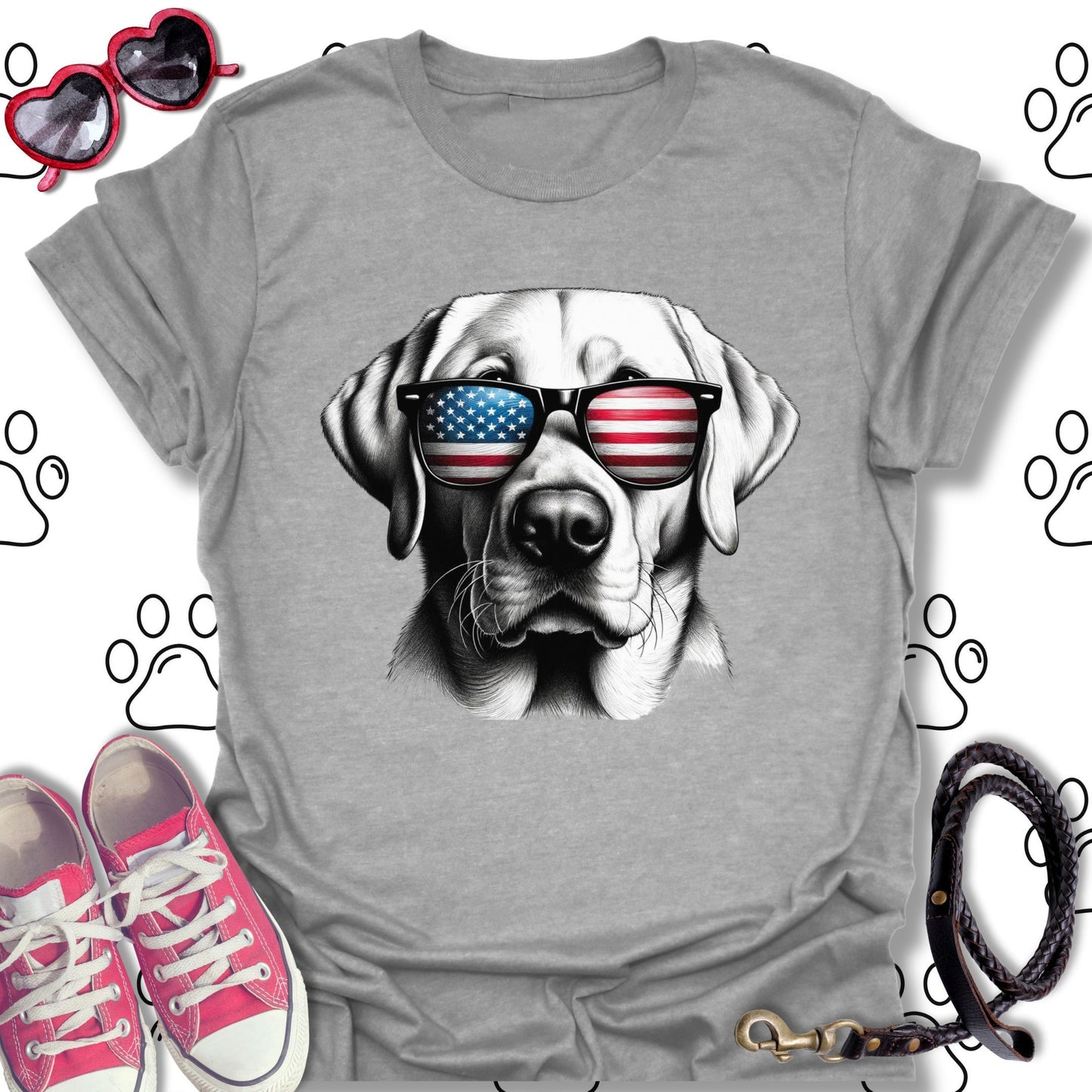 Labrador Retriever Fourth of July T-Shirt