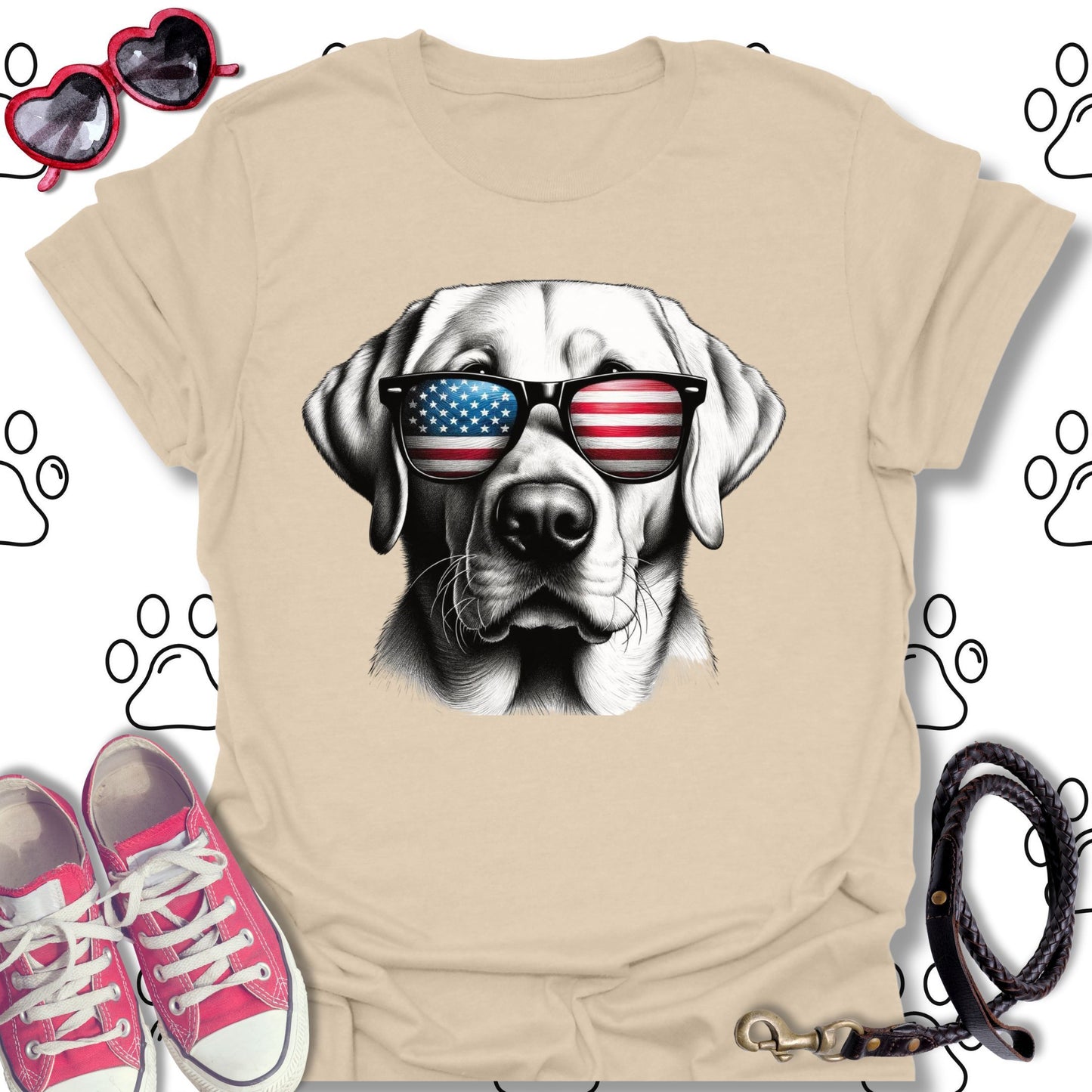Labrador Retriever Fourth of July T-Shirt