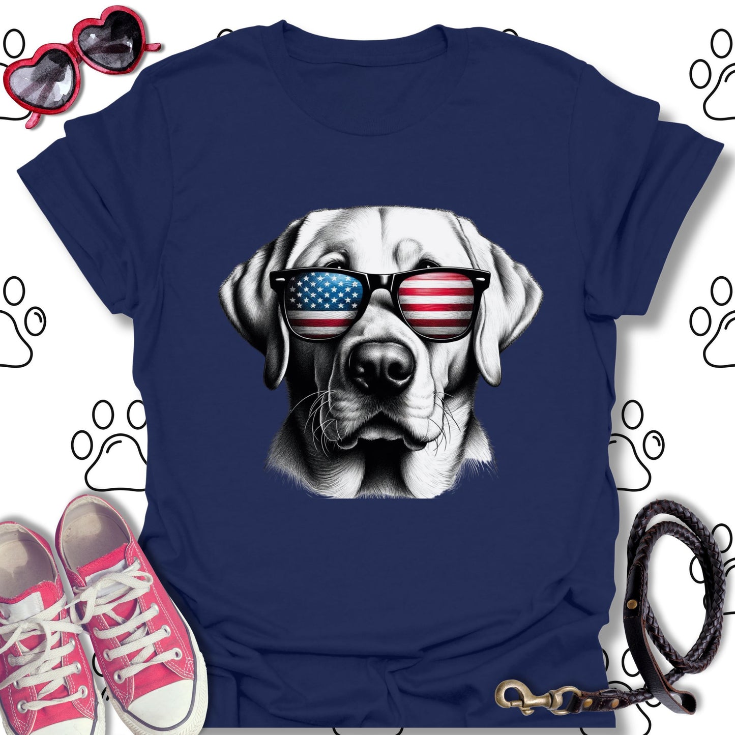 Labrador Retriever Fourth of July T-Shirt