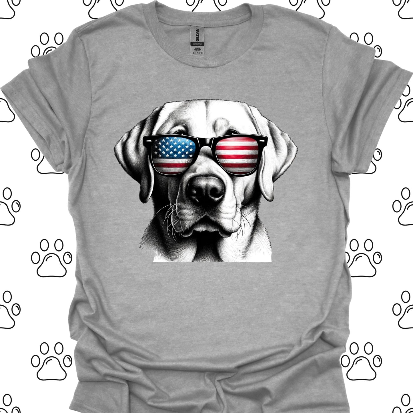 Labrador Retriever Fourth of July T-Shirt