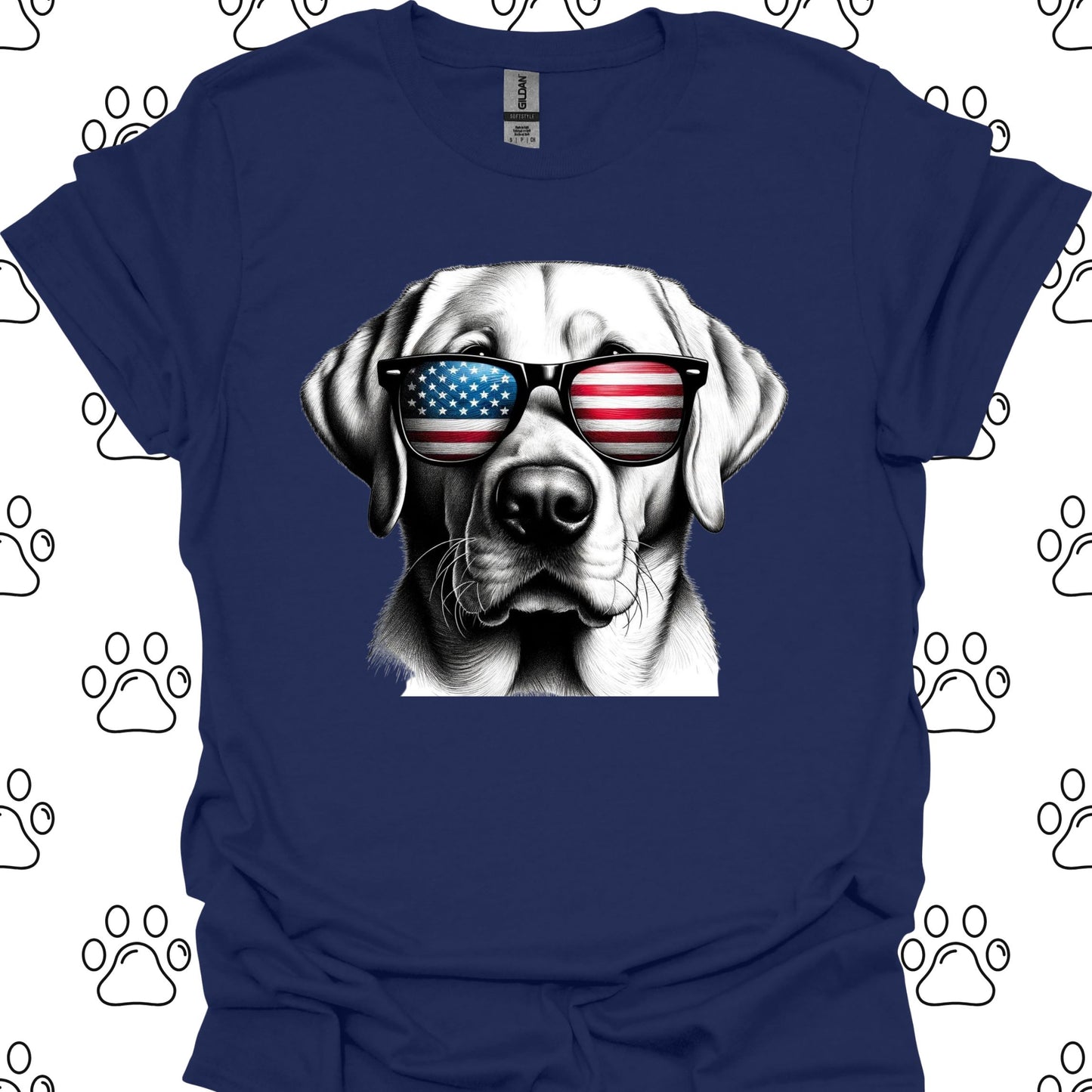 Labrador Retriever Fourth of July T-Shirt